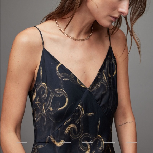 ALL SAINTS Melody Tempest Midi Dress - Picture 2 of 6